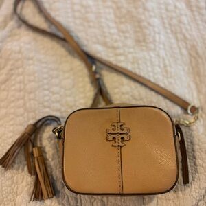 Tory Burch McGraw Camera Bag Tiramisu